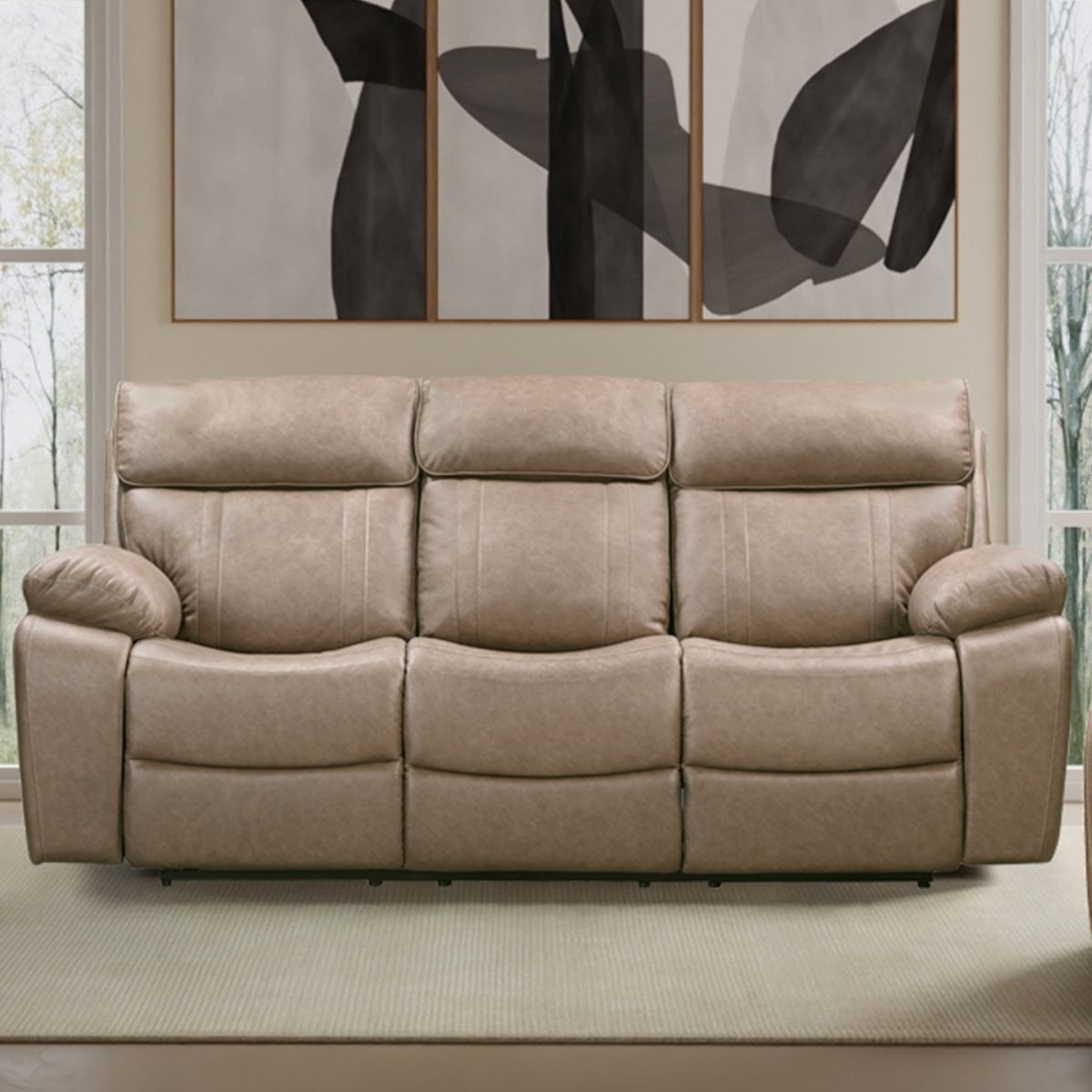 Theon - Manual Glider Reclining Sofa Set