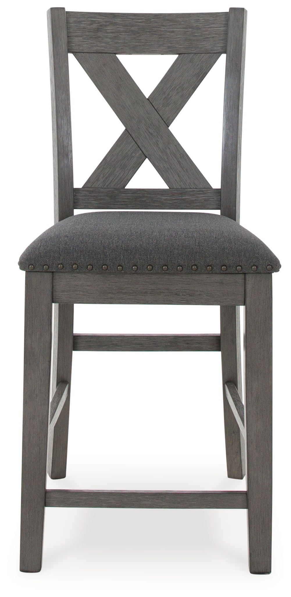 Caitbrook - Rect Drm Counter Table Set (Set of 7) - Gray - R&R Furniture Gallery (Fountain Valley, CA)