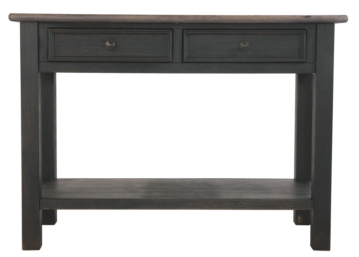 Tyler Creek - Sofa Table - Grayish Brown / Black - R&R Furniture Gallery (Fountain Valley, CA)