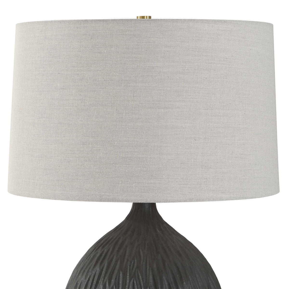 Levee - Satin Table Lamp - Black