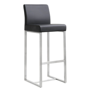 Denmark - Stainless Steel Barstool (Set of 2) - R&R Furniture Gallery (Fountain Valley, CA)