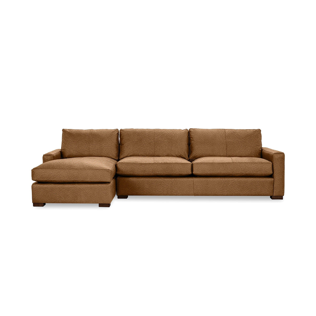 Classic Home Coburn stationary sectional sofa with plush cushions and modern design, perfect for living room seating.
