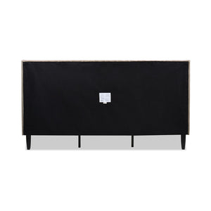 Aspen - Vertical Tufted Headboard Platform Bed