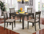 Fafnir - 5 Pc. Dining Table Set, Weathered Gray