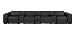 1224 - 7-Piece Modular Power Reclining Sofa In With 4 Power Recliners & Power Headrests