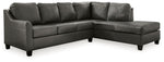 Valderno - 2-Piece Sectional With Raf Corner Chaise - Fog - R&R Furniture Gallery (Fountain Valley, CA)