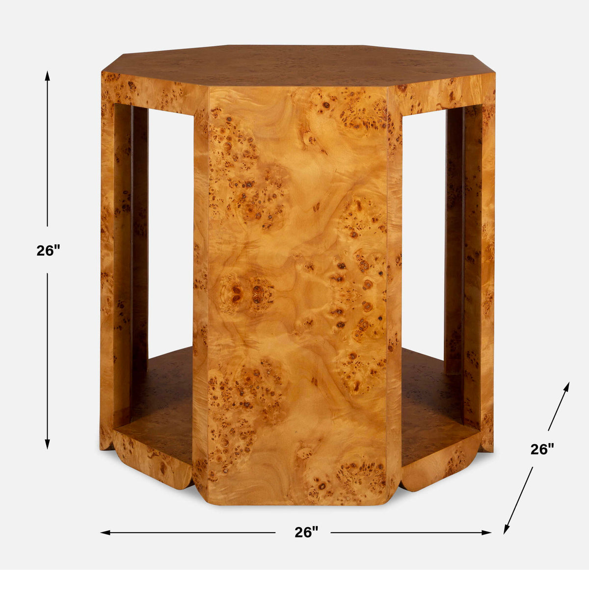 Indus - Side Table - Burl