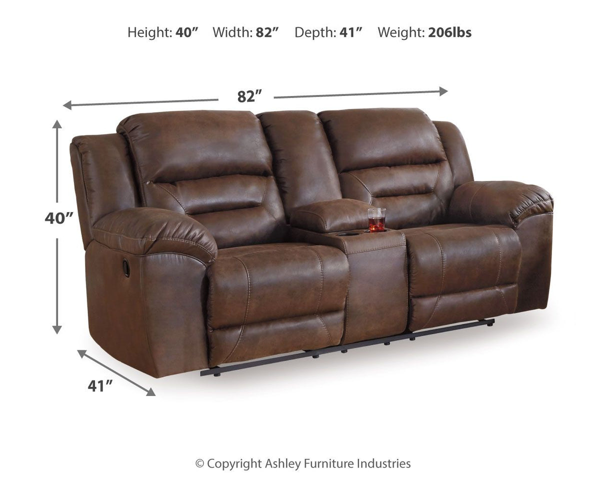 Stoneland - Reclining Loveseat - R&R Furniture Gallery (Fountain Valley, CA)