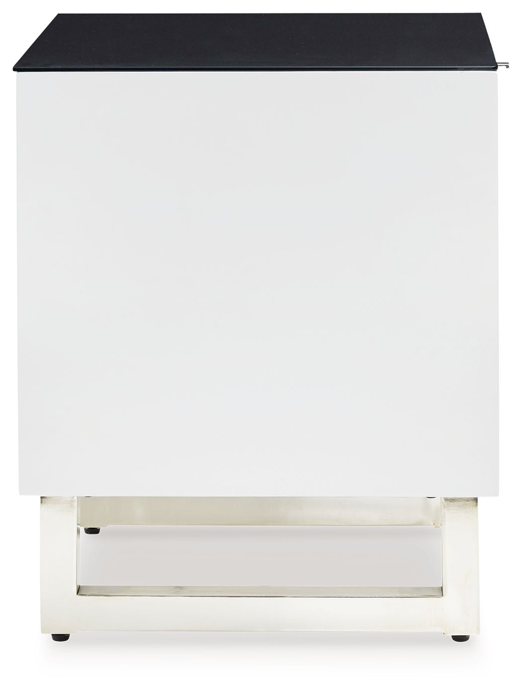 Gardoni - Rectangular End Table - White / Black - R&R Furniture Gallery (Fountain Valley, CA)