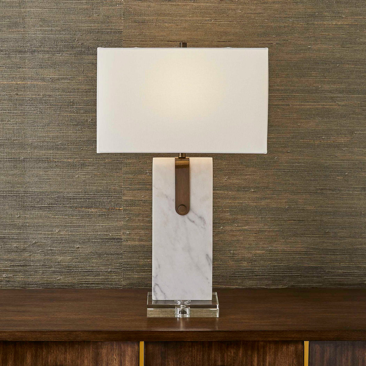 Belted - Table Lamp - White