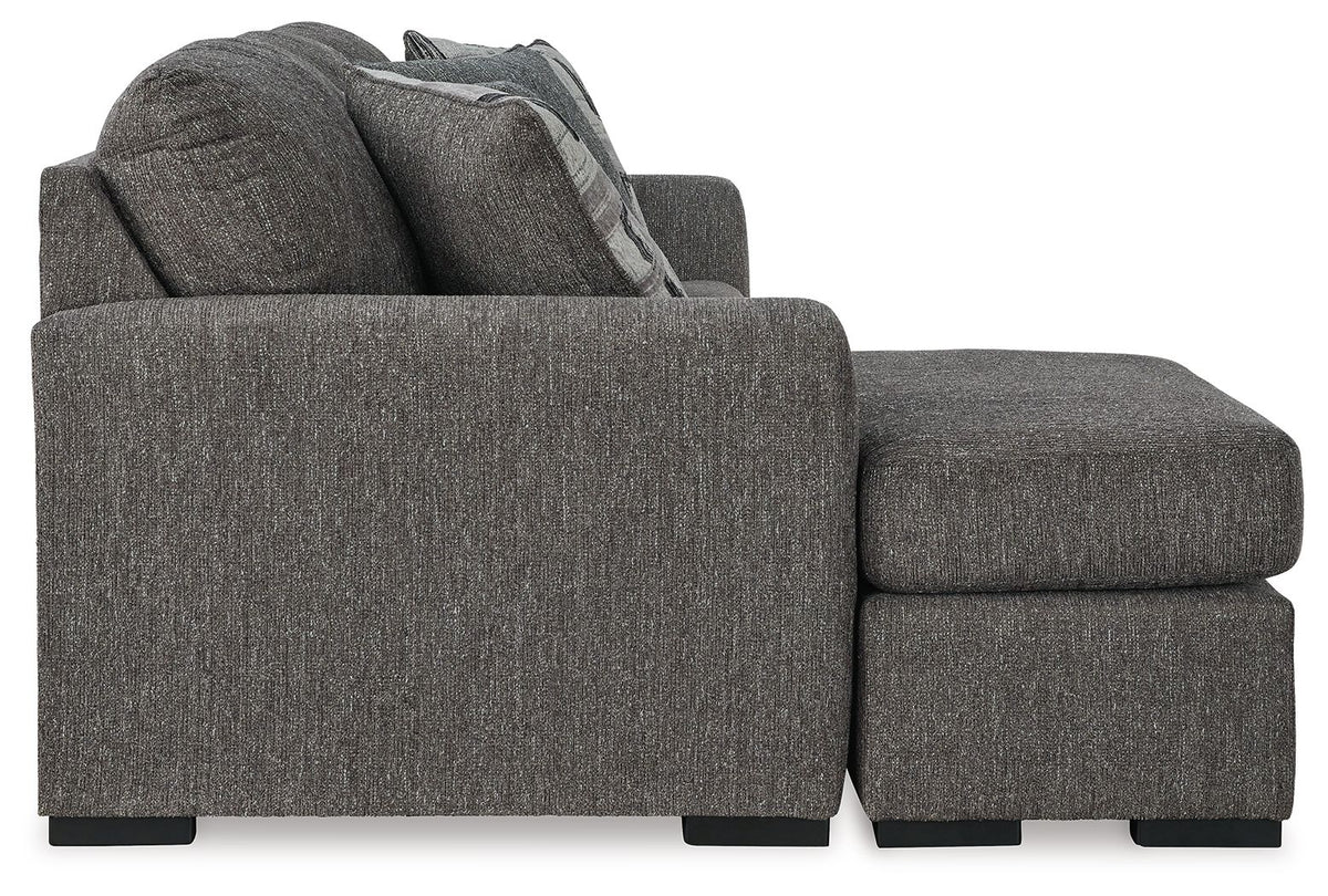 Gardiner - Sofa Chaise - Pewter - R&R Furniture Gallery (Fountain Valley, CA)