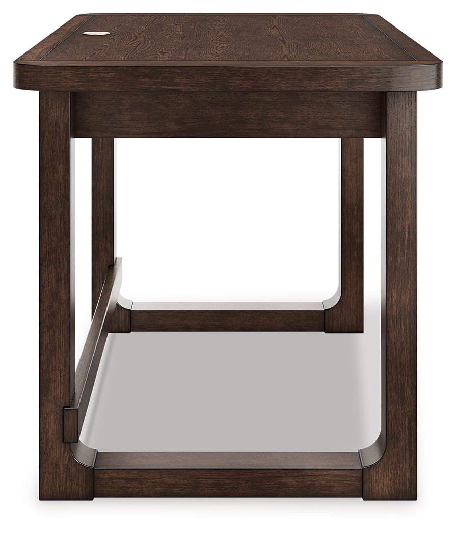 Breckington - Home Office Desk - Dark Brown - R&R Furniture Gallery (Fountain Valley, CA)