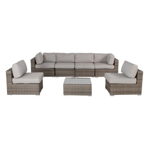 Outdoor Wicker Seating Group With Cushions