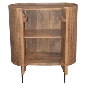 Rizza - Sideboard Small - Medium Brown On Black