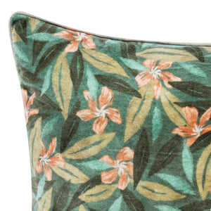 Lamia 22 x 22 inch accent pillow by Villa, featuring a decorative design and soft square shape