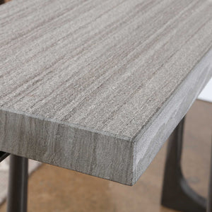 Tapering Off - Console Table - Bronze / Gray