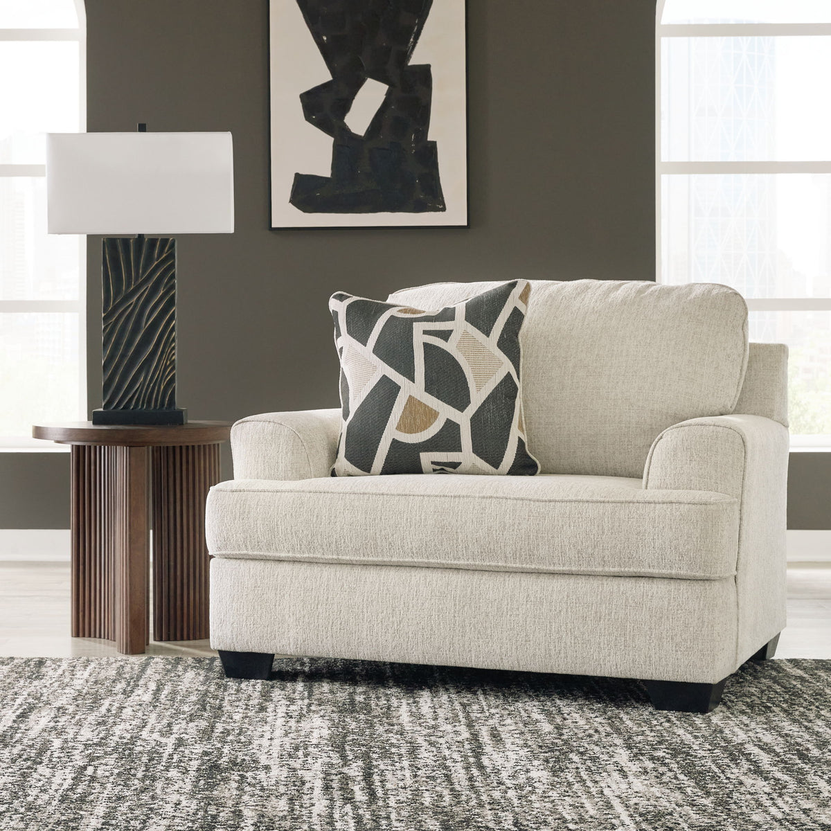 Heartcort - Chair And A Half - Quartz - R&R Furniture Gallery (Fountain Valley, CA)