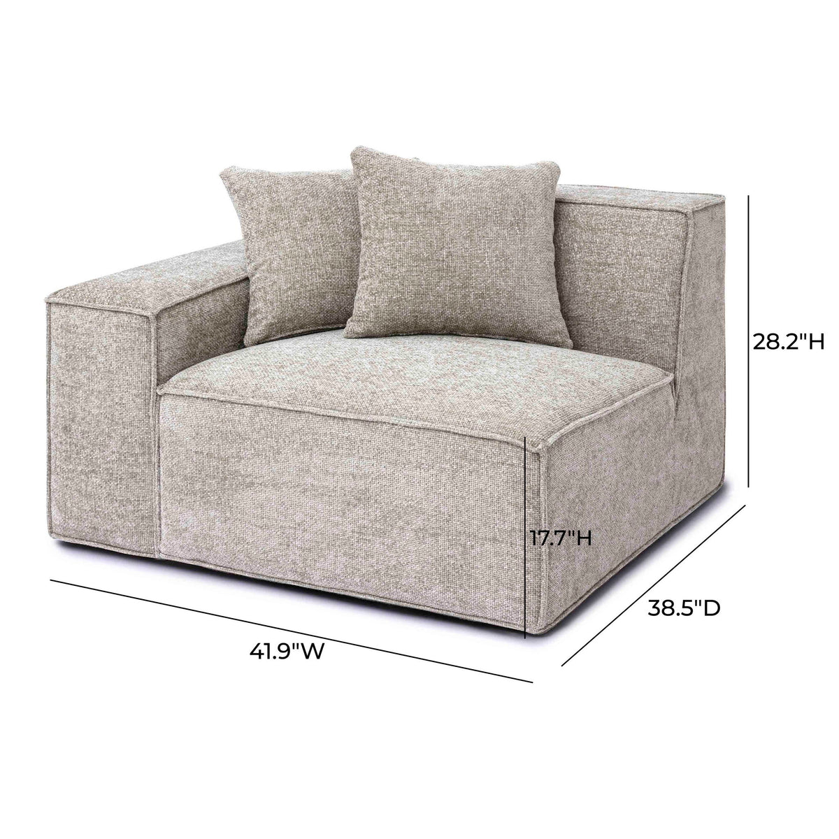 Mindy - LAF Corner Chair - R&R Furniture Gallery (Fountain Valley, CA)