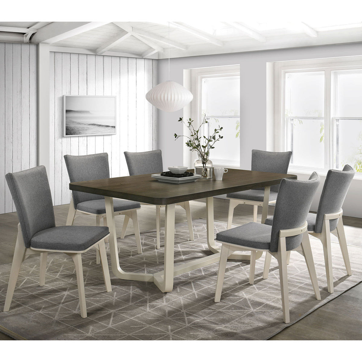 Jean - Upholstered Dining Side Chair (Set of 2) - Gray