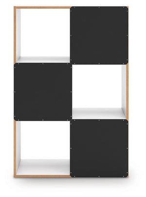 Signature Design by Ashley Onita Cube Organizer with open compartments for storage and organization in a modern cube design.