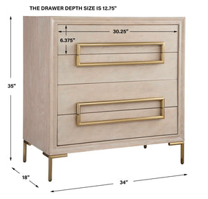 Alessia - Light Oak Accent Chest