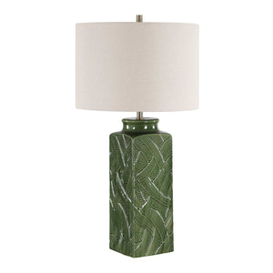 Table Lamp - Glossy Green