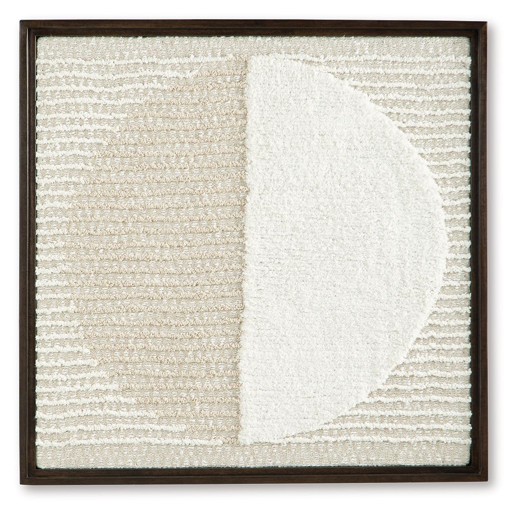 Bachard - Wall Decor - Tan / White - R&R Furniture Gallery (Fountain Valley, CA)