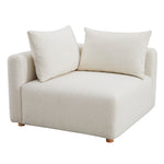 Hangover - Boucle Modular Corner Chair - Cream - R&R Furniture Gallery (Fountain Valley, CA)