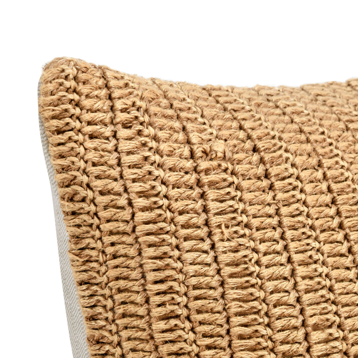 Villa Macie SLD accent pillow in honey with a soft, solid-color design
