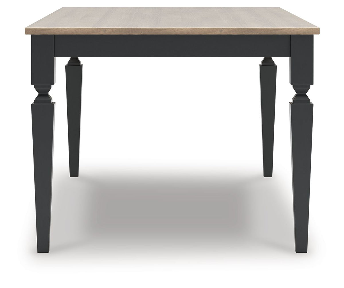 Brenkerton - Rectangular Dining Room Table - Grayish Brown / Black - R&R Furniture Gallery (Fountain Valley, CA)