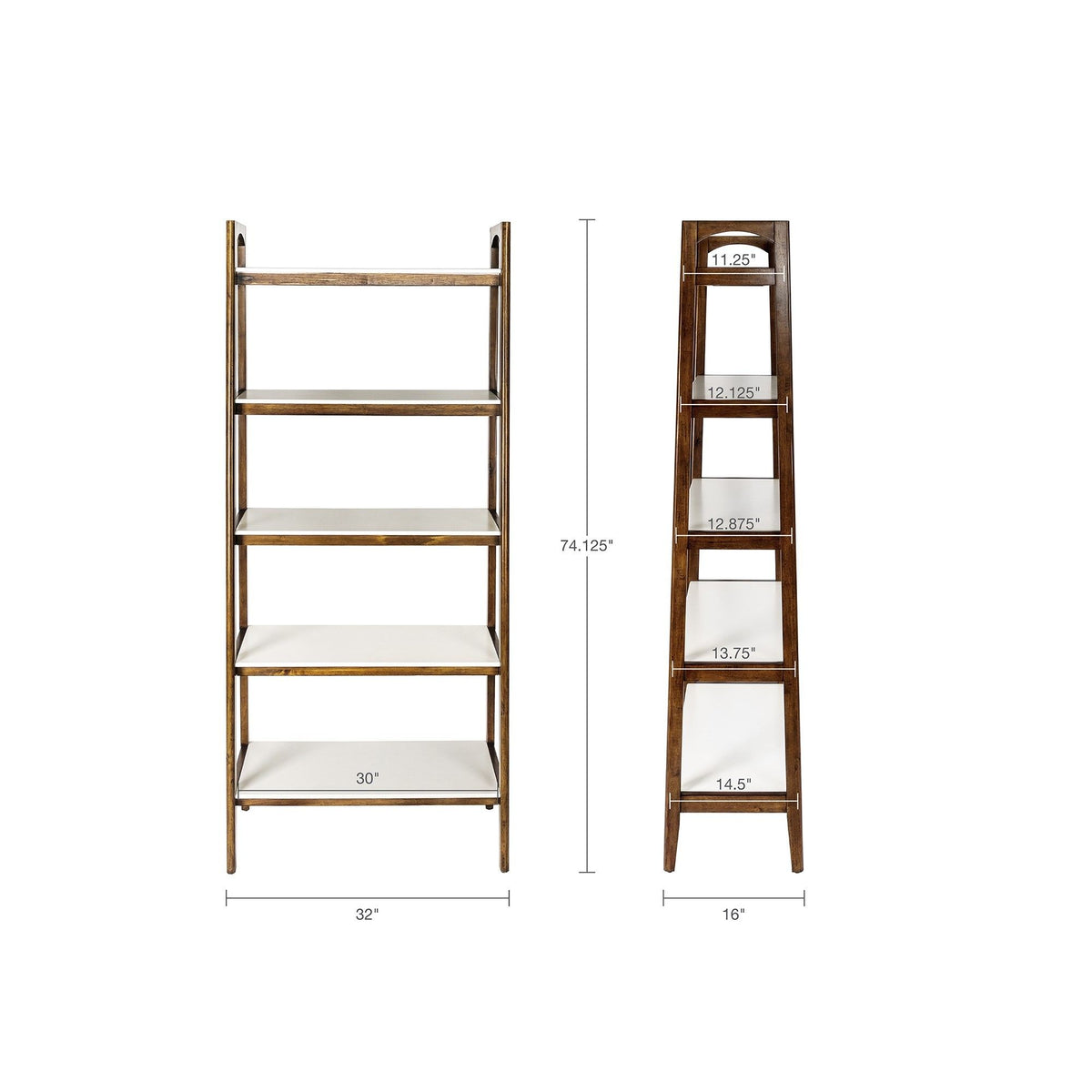 Parker - Bookcase With 5 Shelves - R&R Furniture Gallery (Fountain Valley, CA)