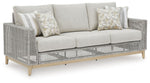 Seton Creek - Sofa With Cushion - Gray - R&R Furniture Gallery (Fountain Valley, CA)