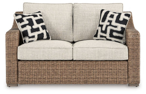 Beachcroft - Loveseat With Cushion - Beige - R&R Furniture Gallery (Fountain Valley, CA)