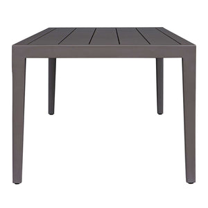 Polanco - Outdoor Aluminum Dining Table - Black