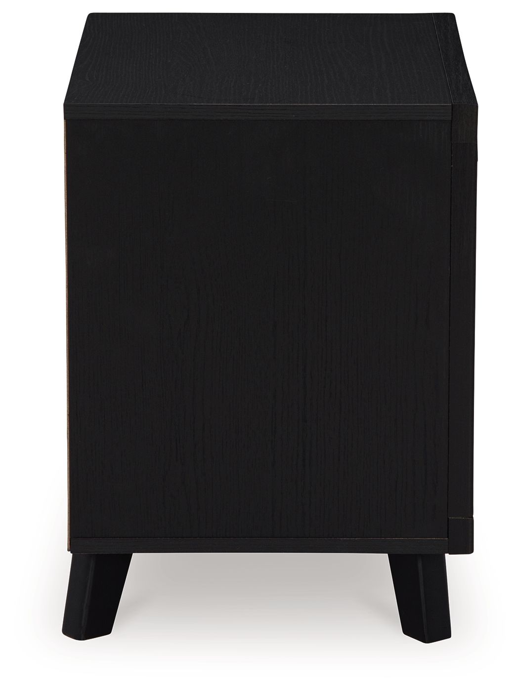 Danziar - Two Drawer Night Stand - Black - R&R Furniture Gallery (Fountain Valley, CA)