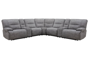 Gladiator - 6 Piece Modular Power Reclining Sectional - R&R Furniture Gallery (Fountain Valley, CA)