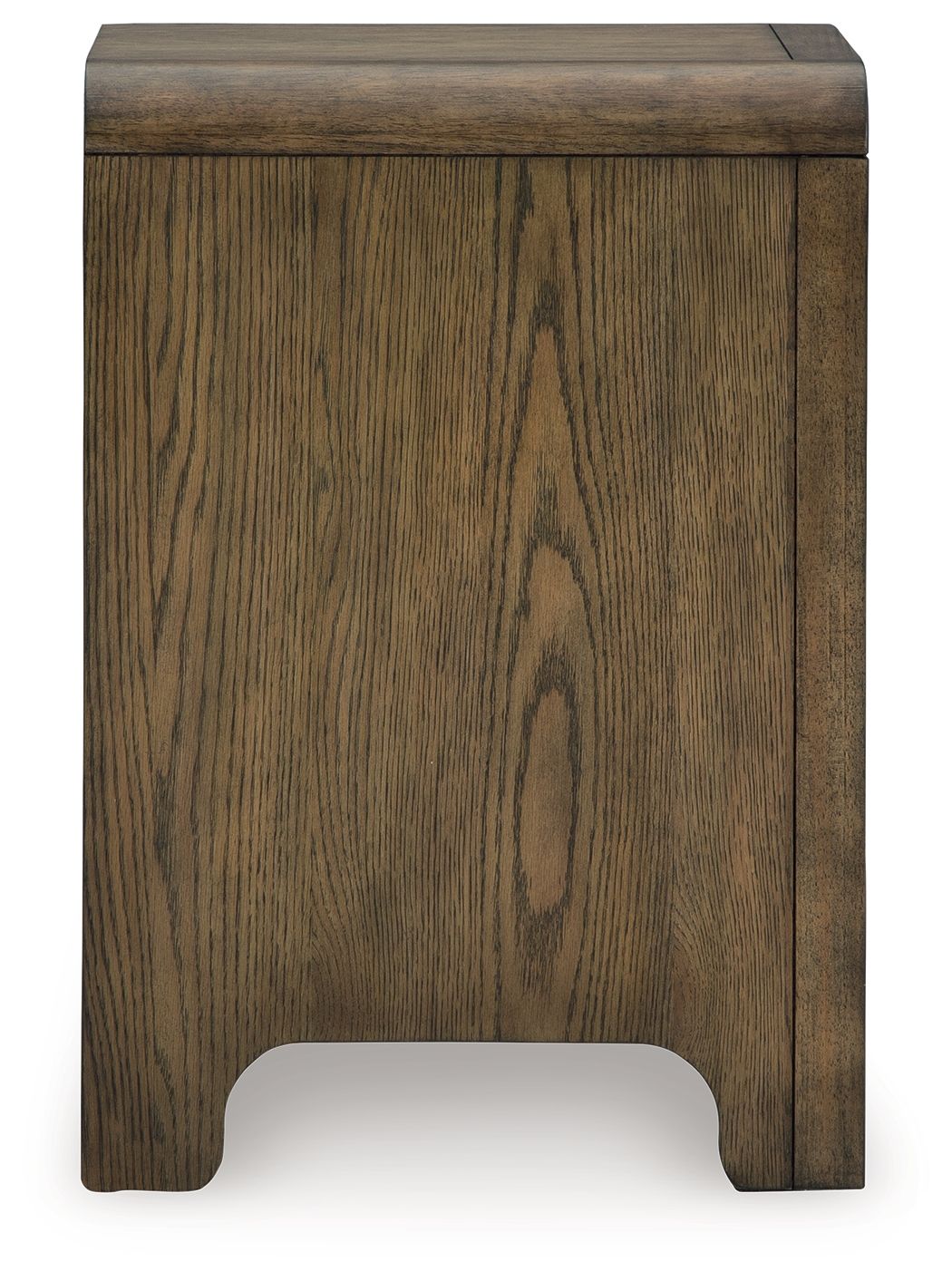 Signature Design by Ashley Jensworth accent table in brown wood with a simple, modern design.