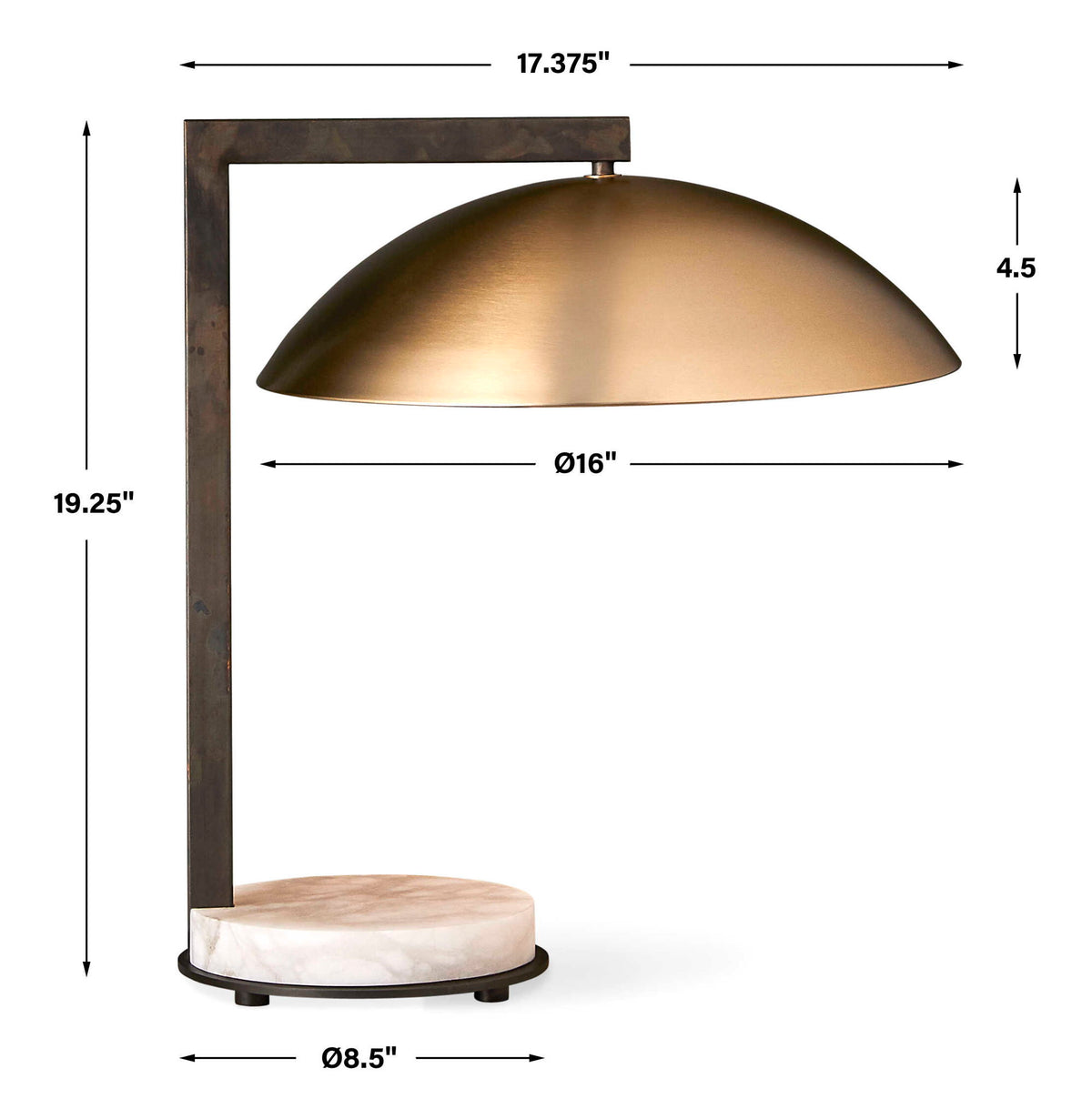 Bubble - Desk Lamp - Brass / Bronze