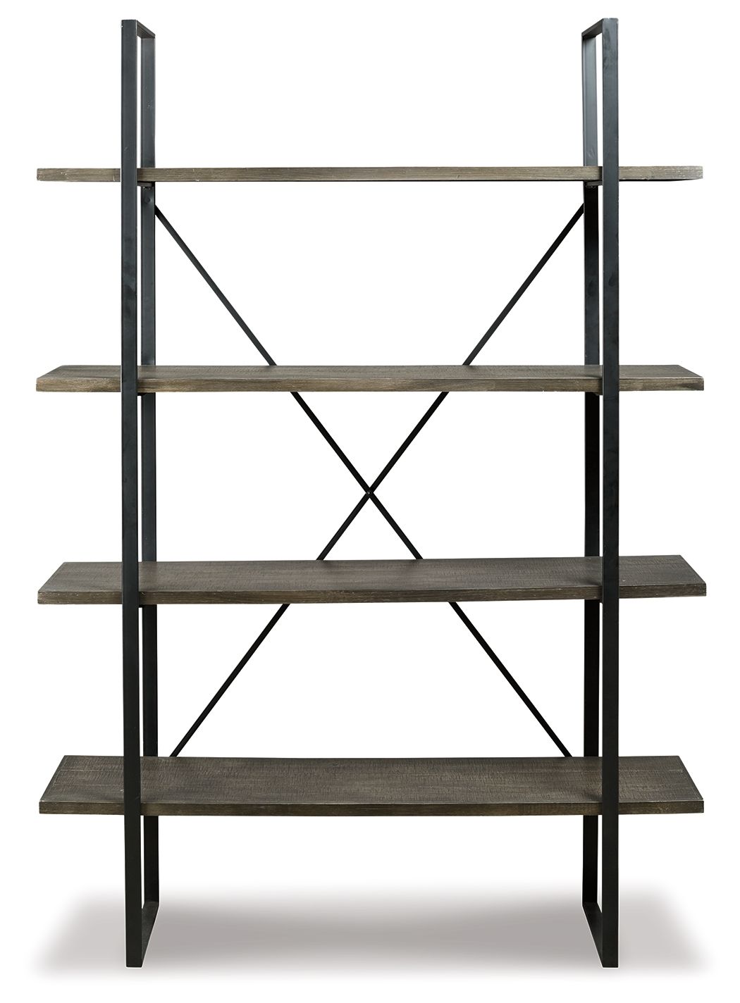 Gilesgrove - Bookcase - Black / Gray - R&R Furniture Gallery (Fountain Valley, CA)
