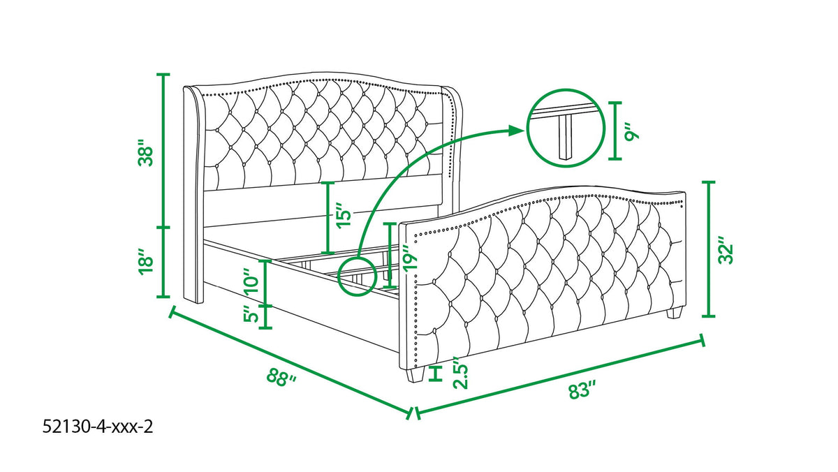 Marcella - Upholstered Bed