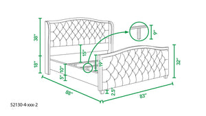Marcella - Upholstered Bed