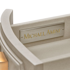 St. Charles - Vanity Desk - Dove Gray - R&R Furniture Gallery (Fountain Valley, CA)