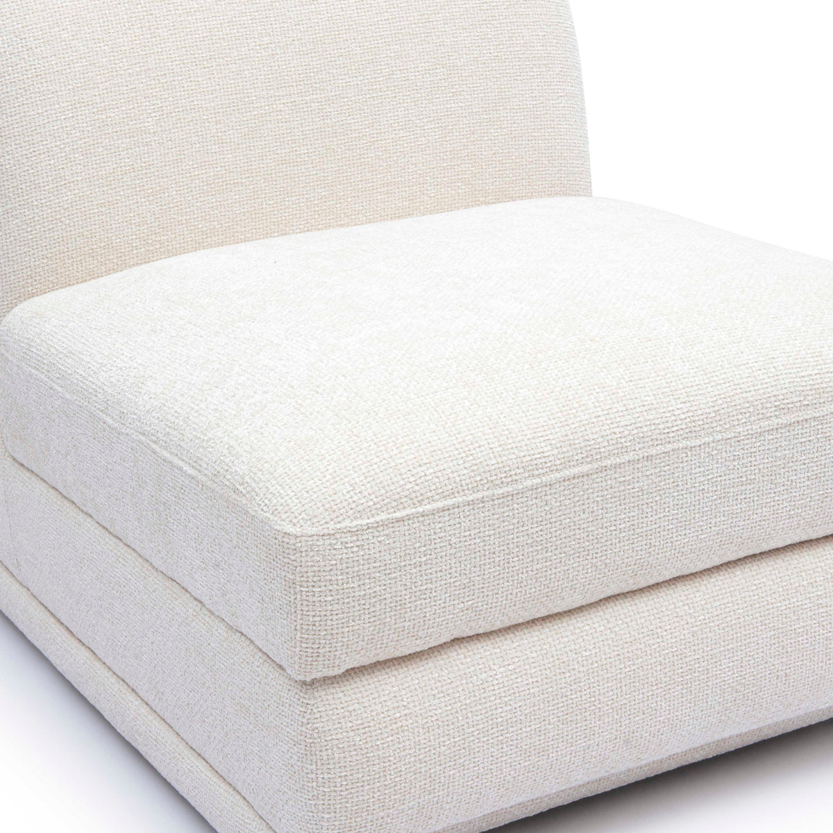 Perry - Modular Armless Chair - Cream - R&R Furniture Gallery (Fountain Valley, CA)