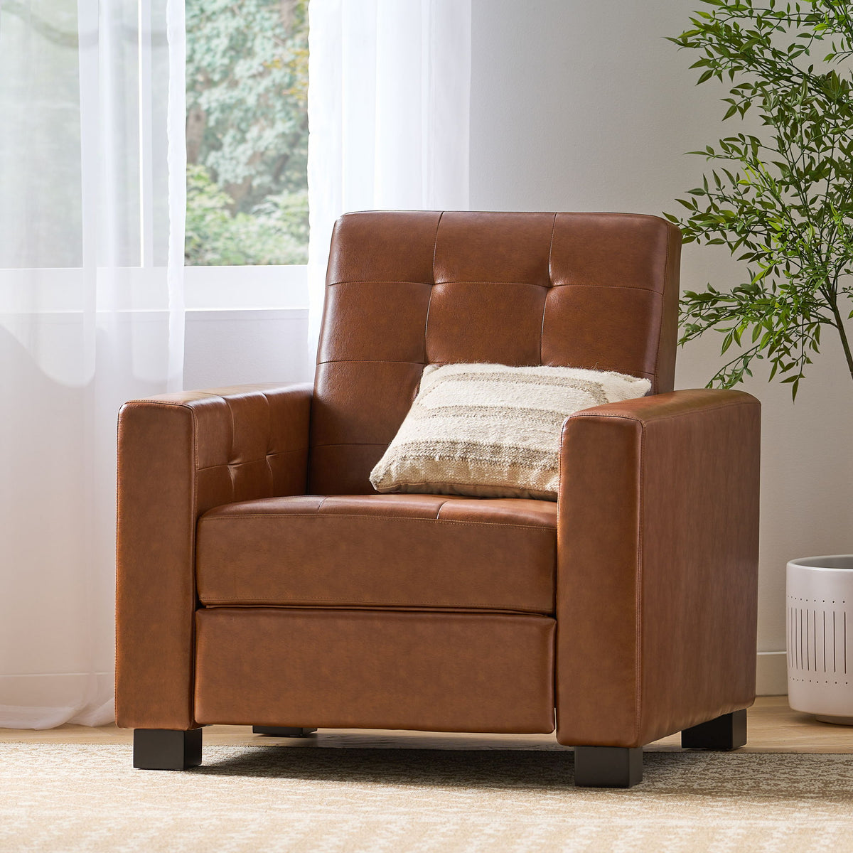 Langseth - Contemporary Tufted Pushback Recliner