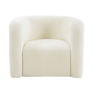 Curves - Velvet Lounge Chair - R&R Furniture Gallery (Fountain Valley, CA)