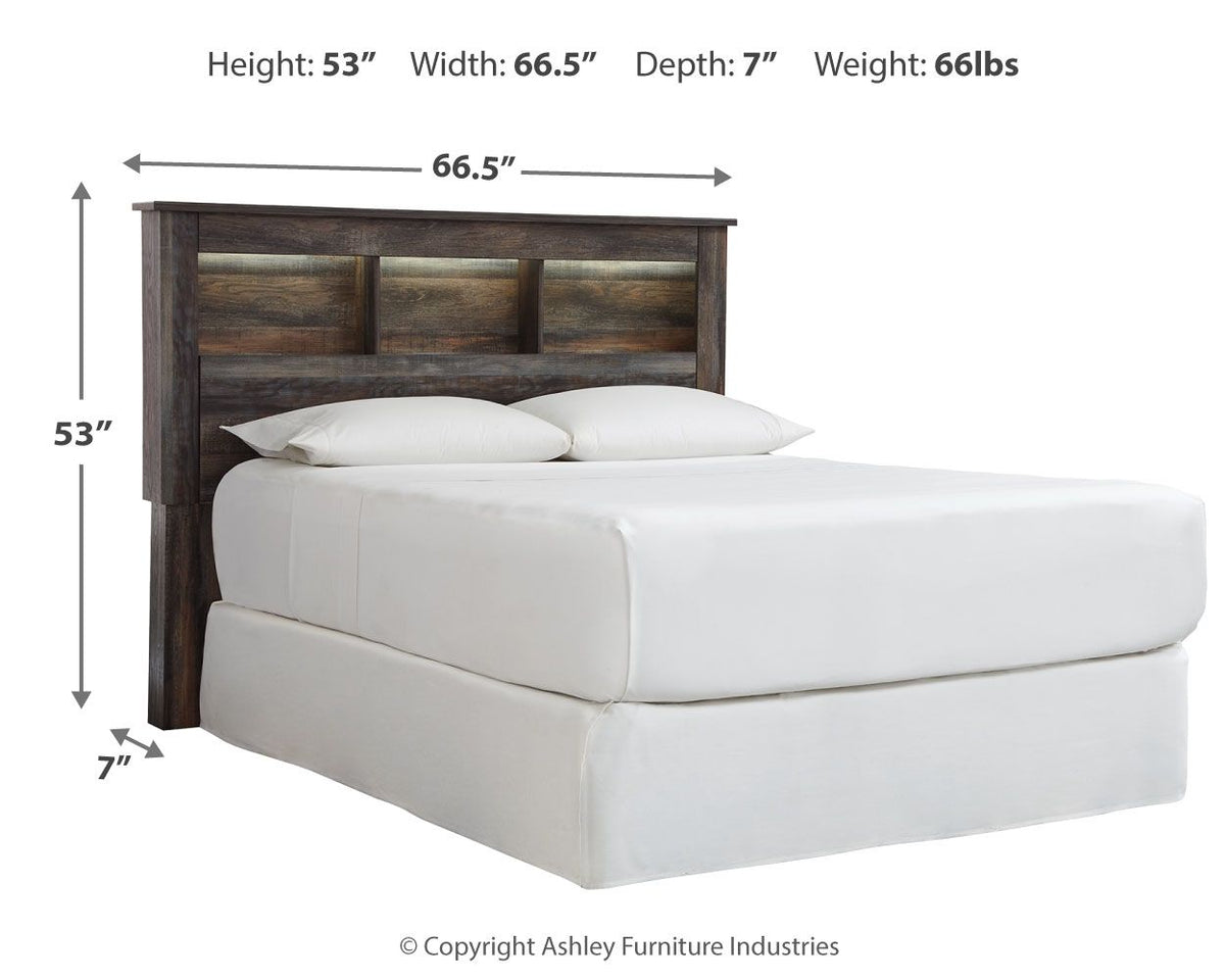 Drystan - Bookcase Headboard - R&R Furniture Gallery (Fountain Valley, CA)