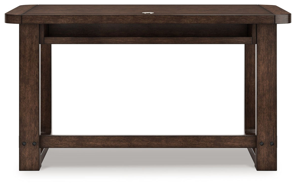 Breckington - Home Office Desk - Dark Brown - R&R Furniture Gallery (Fountain Valley, CA)