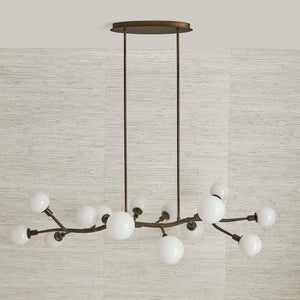 Meandering - 14 Light Pendant