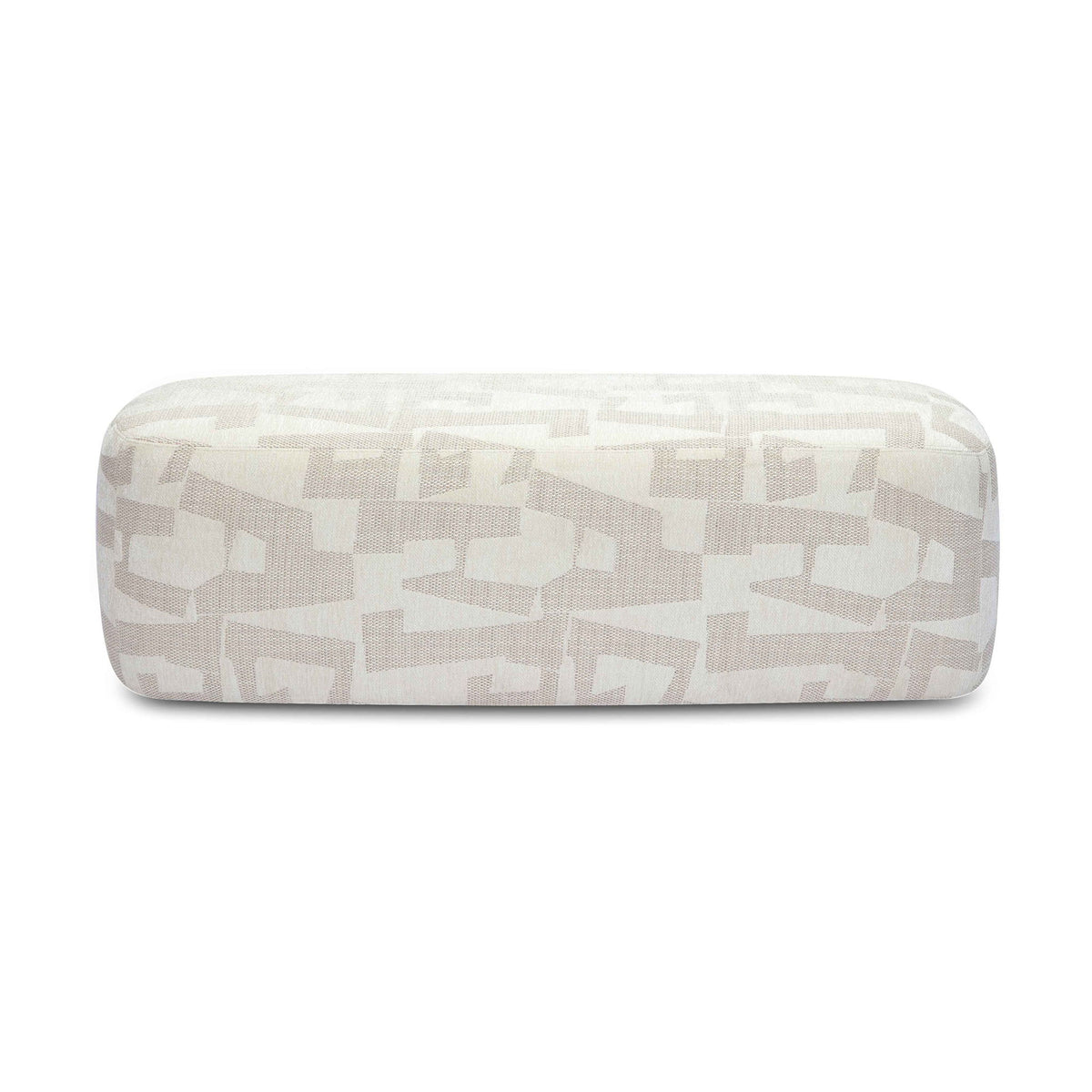 Graceland - Jacquard Bench - Cream - R&R Furniture Gallery (Fountain Valley, CA)