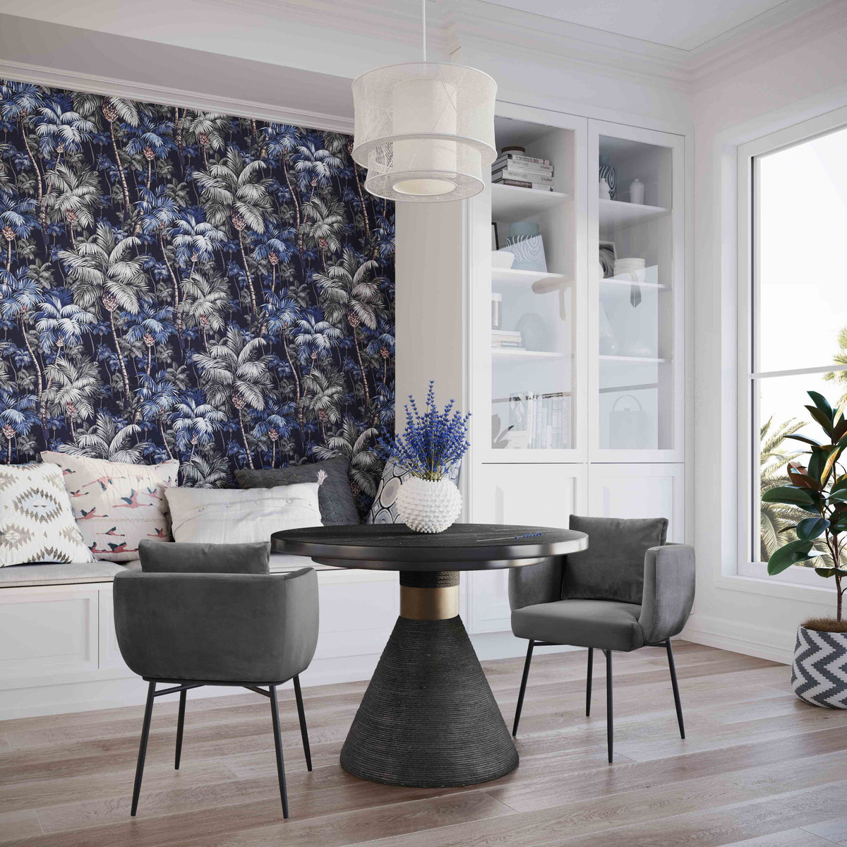 Rishi - Rope Round Table - R&R Furniture Gallery (Fountain Valley, CA)